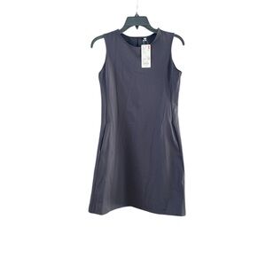 NWT Uniqlo Ultra Stretch Sleeveless Mini Dress with Pockets in Black